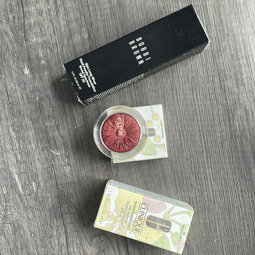 Clinique and Bobbi Brown